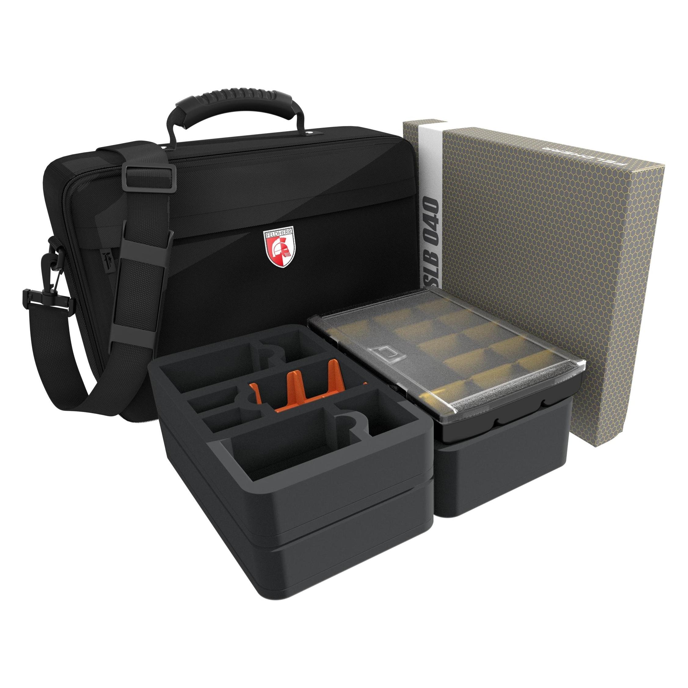 Feldherr ME87BO FSLB040 - MEDIUM Tasche + Lagerbox FSLB040 für Batman: Miniature Game 3. Edition (Schaumstoff) (ME87BO_FSLB040)