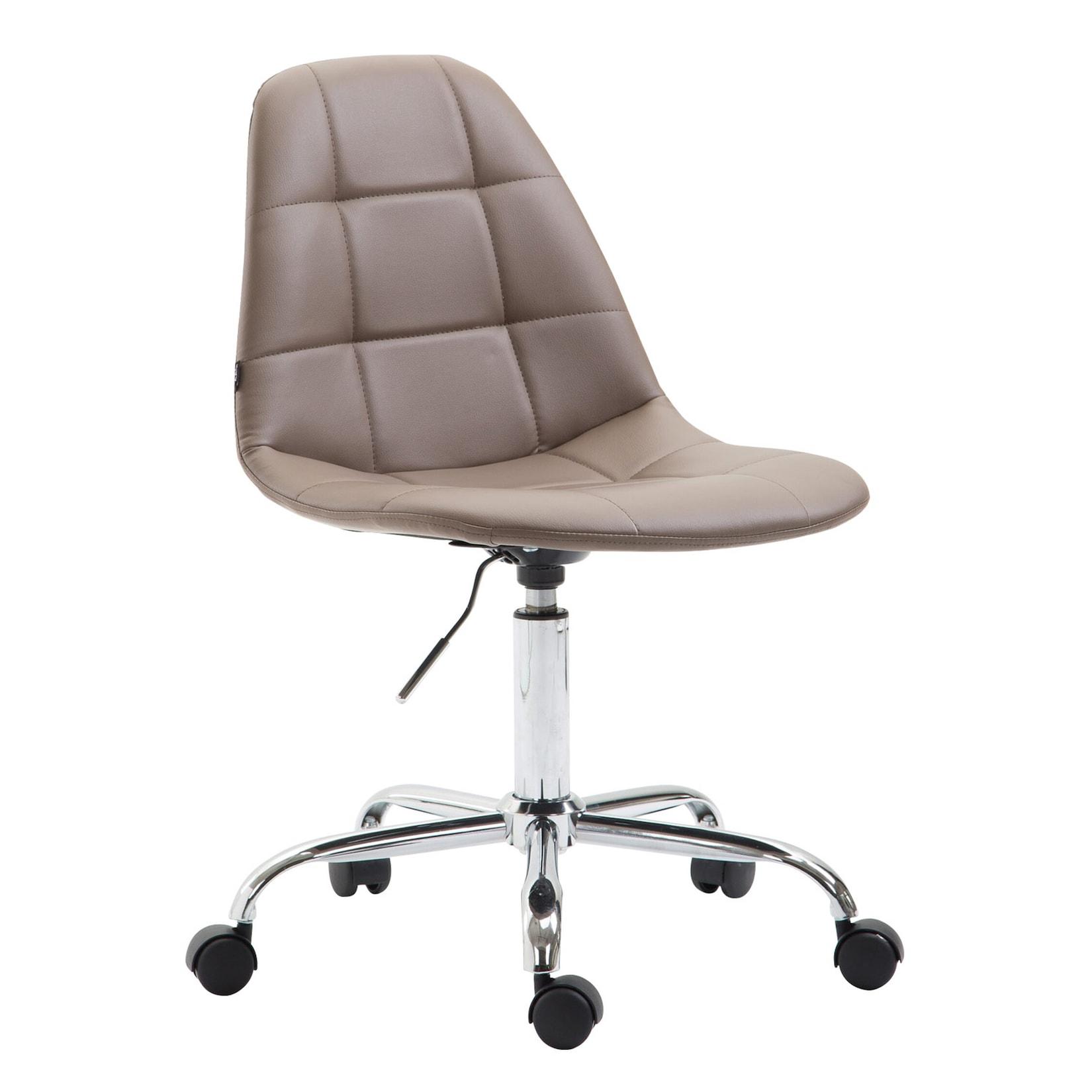 TPFLiving Bürostuhl Rhein Kunstleder Schwarz