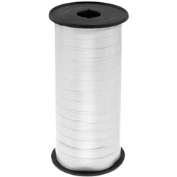 Geschenkband / Ballonband / Polyband / Kräuselband - glänzend weiss 92m