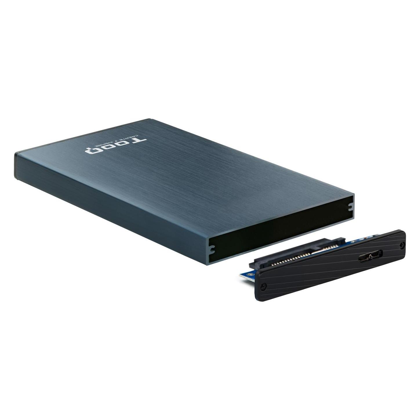 Tooq Technology TQE-2527PB Speicherlaufwerksgehäuse HDD-Gehäuse Schwarz (2.5") (TQE-2527PB)