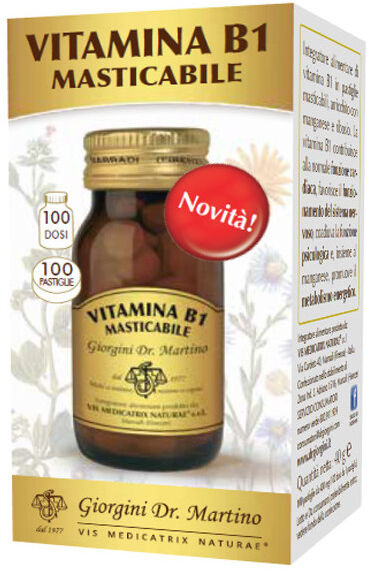 Giorgini Ser-Vis Srl Vitamina B1 Masticabile 100 Pastiglie