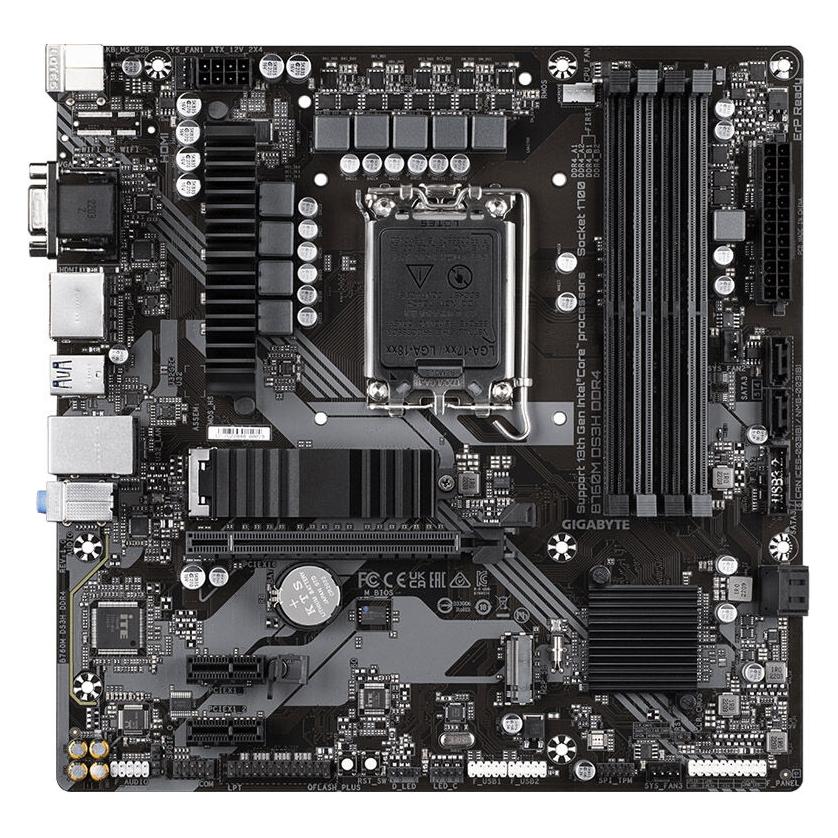 Gigabyte B760M DS3H (LGA 1700, Intel B760 Express, mATX) (B760M DS3H DDR4)