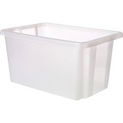 Curver 225404 Drehstapelbehälter ESSENTIALS Drehstapelbox 45L, transparent stapelbar Transparent 1 St.