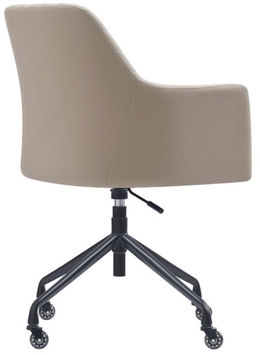 Sedero Bureaustoel Vitoria Taupe PU-leer