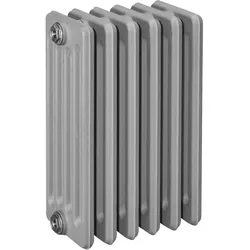 ASW DIN-Gussradiator Berlin grundiert, 16 Glieder, 960 mm Breite, 580 mm Höhe