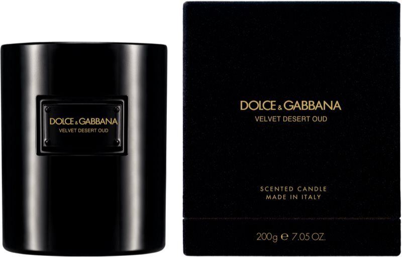 Dolce&Gabbana Velvet Desert Oud Scented Candle bougie parfumée 200 g