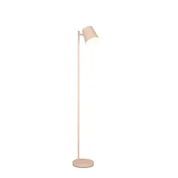 LED Stehlampe Standleuchte Leselampe Metall Sand SMD Akkubetrieb H 125 cm