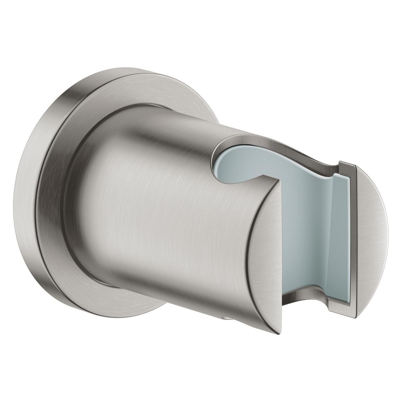 Grohe Handbrausehalter RAINSHOWER n verstellbar runde Rosette supersteel (27074DC0)