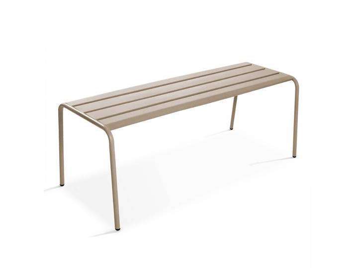 Oviala - Banc de jardin en acier thermolaqué