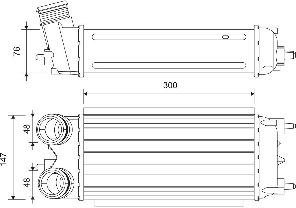 Valeo Ladeluftkühler 818242 Für Ford