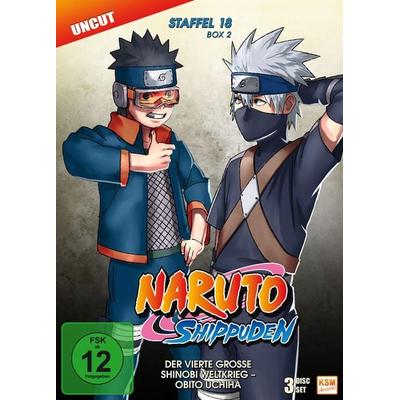 Naruto Shippuden - Der vierte große Shinobi Weltkrieg - Obito Uchiha - Staffel 18.2: Folgen 603-613 [3 DVDs], DVD