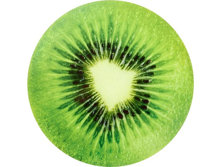 Platzset STUCO Summer Fruits Kiwi , grün, 6 Stk., Polypropylen, Obermaterial: 100% Polypropylen, Platzsets, Platzset, rund