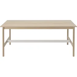 Linear System Tisch 95 x 240 x 115 cm helle Eiche
