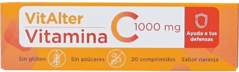VitAlter Vitamina C Sabor Naranja 20 comp