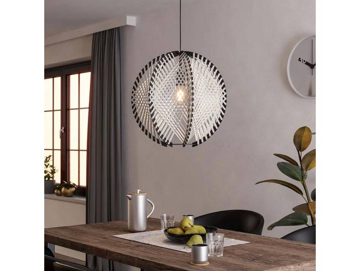 Eglo Pendelleuchte Hängelampe Waverton Schwarz Vintage Ø48cm max. 40W E27 kürzbar