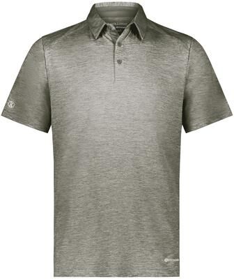 Holloway 222572 Electrify Polo Powered by Coolcore Shirt in Olive Heather size 4XL   Polyester/Elastane