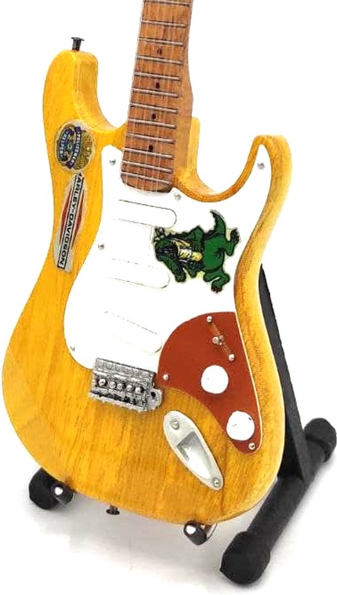 Miniatuur replica Fender Stratocaster Alligator gitaar - Jerry Garcia - Grateful Dead