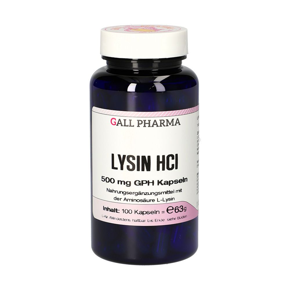 L-Lysin 500 mg GPH Kapseln 360 St