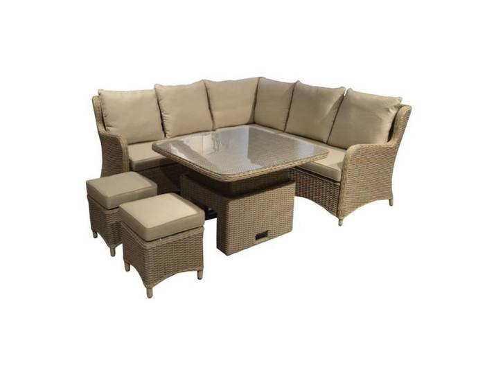 Salon De Jardin Toulon - Alu/Resine - Brun/Taupe