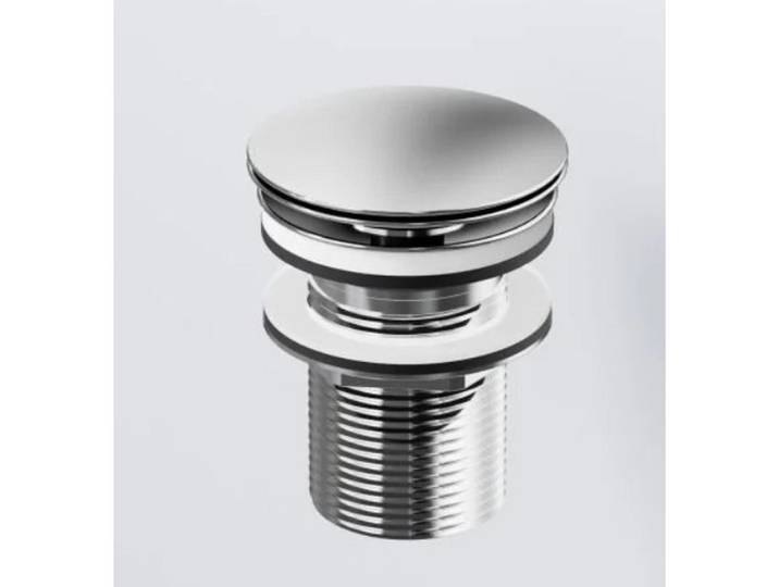 Ablaufventil, Chromfarben, Metall, 8.3 cm, Badezimmer, Waschbecken & Armaturen, Armaturen