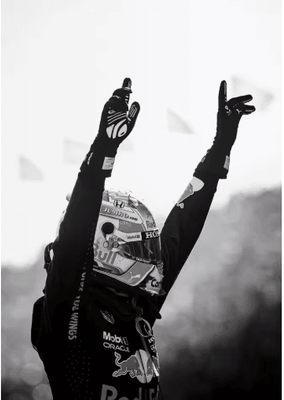Inspire Picks F1 Monaco Racing Wall Art Max Verstappen Print Formula 1 Canvas Decor 1 50x70cm Unframed
