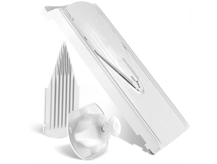 Gemüsereibe V3 Basis Set, 3 Schnittstärken, weiss