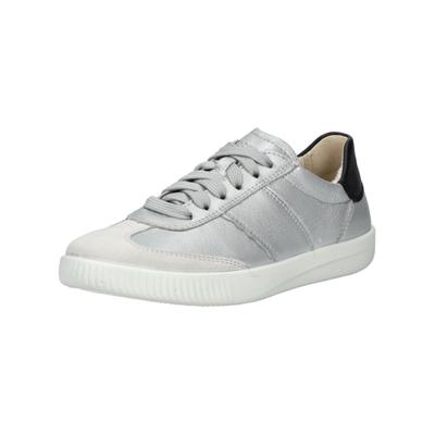 Sneaker LEGERO "Legero Sneaker Leder", Damen, Gr. 39, silber, Leder, Schuhe Sneaker