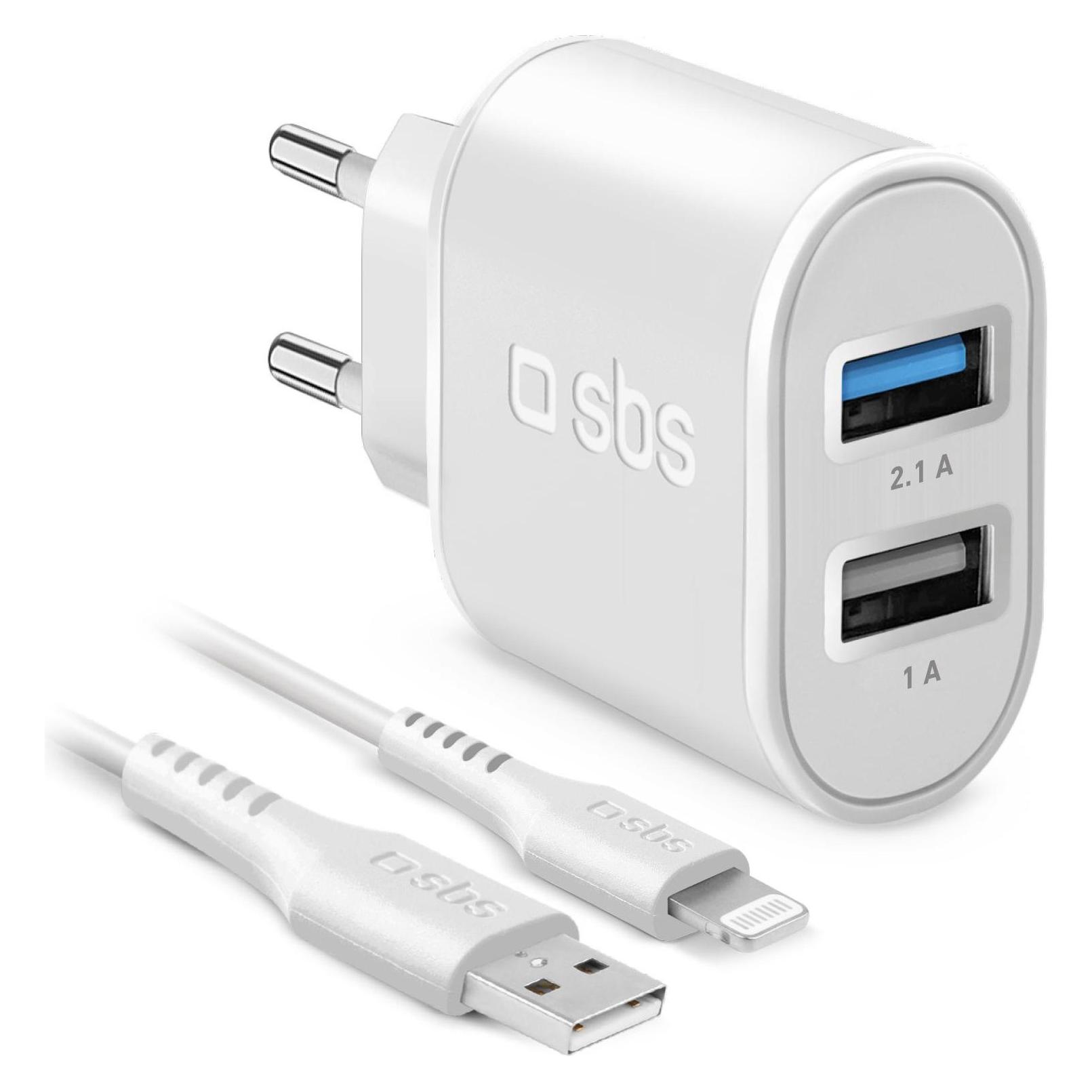 SBS TEKITTR2ULH2189A Ladegerät für Mobilgeräte Weiss Indoor (10 W, 1 Port) (TEKITTR2ULH2189A)