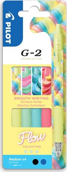 Pilot G-2 Flow Rollerpen   4 Farver