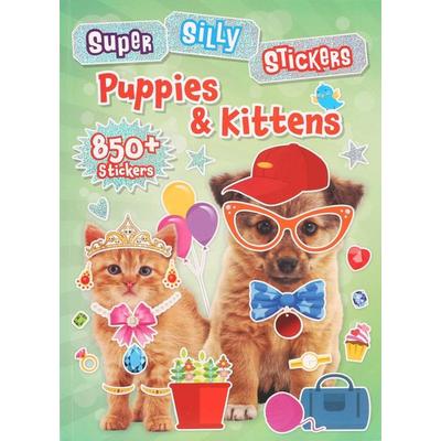 Super Silly Stickers: Puppies & Kittens Sticker Book for Kids, Taschenbuch von Editors of Silver Dolphin Books, Simon & Schuster Uk, 978-1-66720-594-6