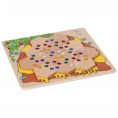 GoGo Toys Legespiel - Bienenkorb mit Glitzersteinen 294041