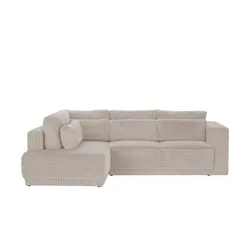 switch Ecksofa  Tirana , grau , Maße (cm): B: 297 H: 91 T: 195.0
