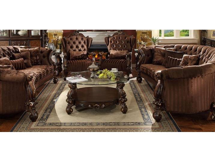 JVmoebel Couchtisch Kaffeetisch Beistelltisch Tisch Wohnzimmer Tische Couch Edler Braun, Made in Europa