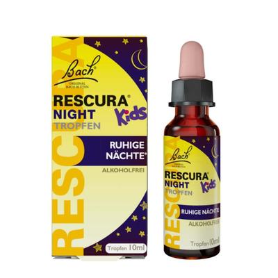 Bachblüten Rescura Night Kids Tropfen alkoholfrei 10 ml