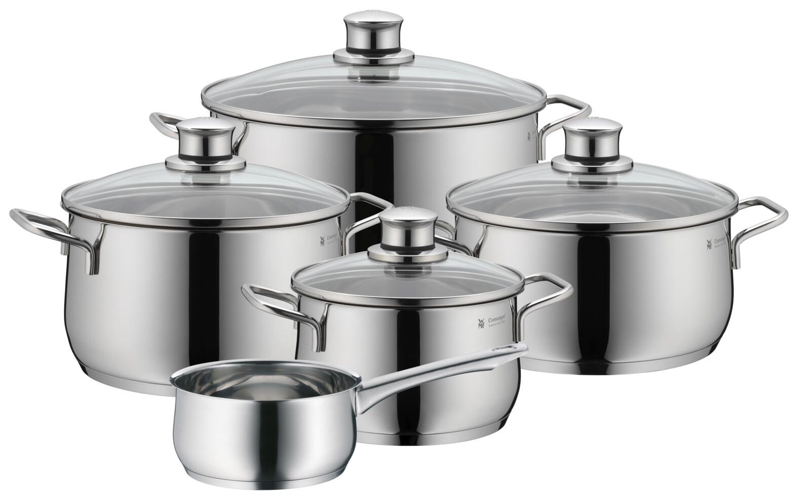 WMF Diadem Plus Topf-Set, 5-teilig 07.3355.6040