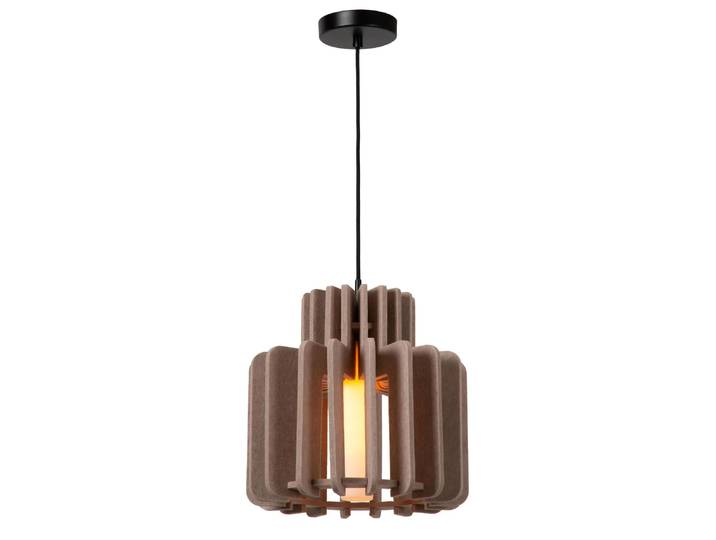 Lucide ROLLO – suspension\, diamètre 31 cm\, couleur taupe