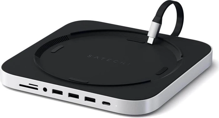 Satechi Aluminium Type-C Stand and Hub for Mac Mini - Silver