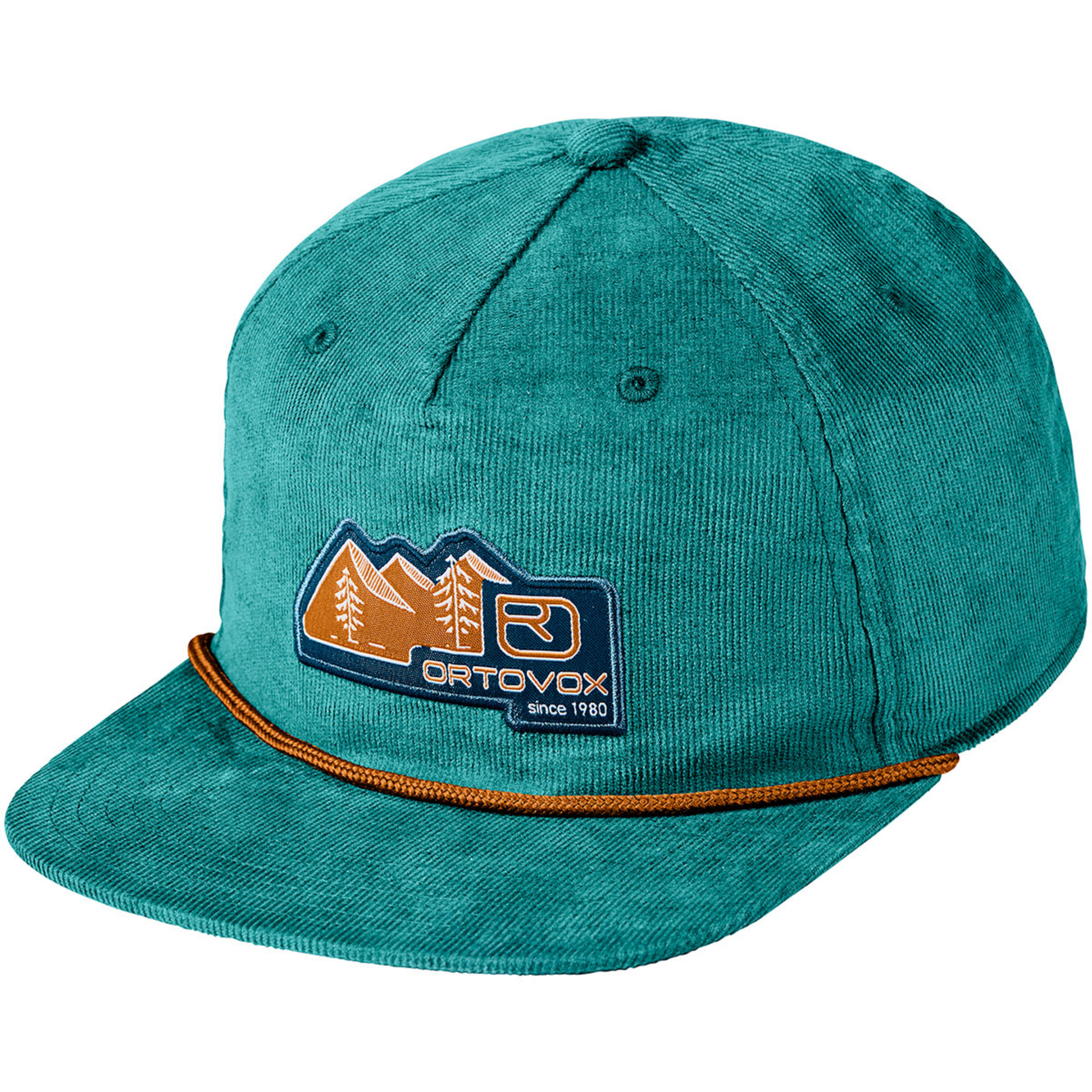 Ortovox Vintage Badge Cap Basecaps tuerkis Trekking Hautfreundlich Merinowolle