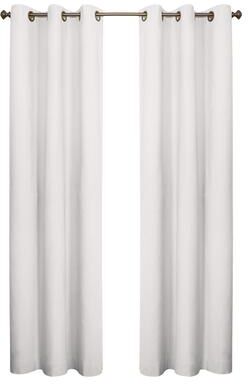 ThermaLogic Weathermate Insulated Cotton Grommet Curtain Panel - Pair