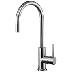Caressi Armatur CA114l U ECO, Edelstahl Küchenarmatur, wassersparend