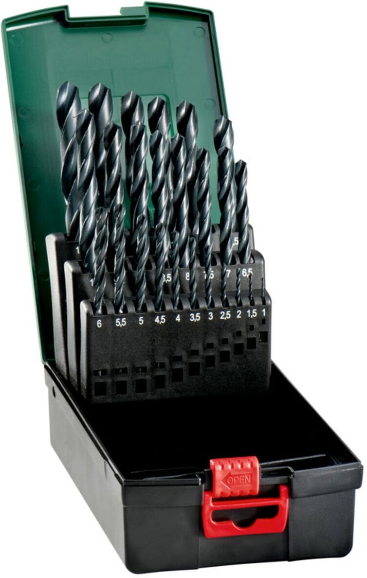Metabo HSS-R-Bohrerkassette, 25-teilig (627159000)
