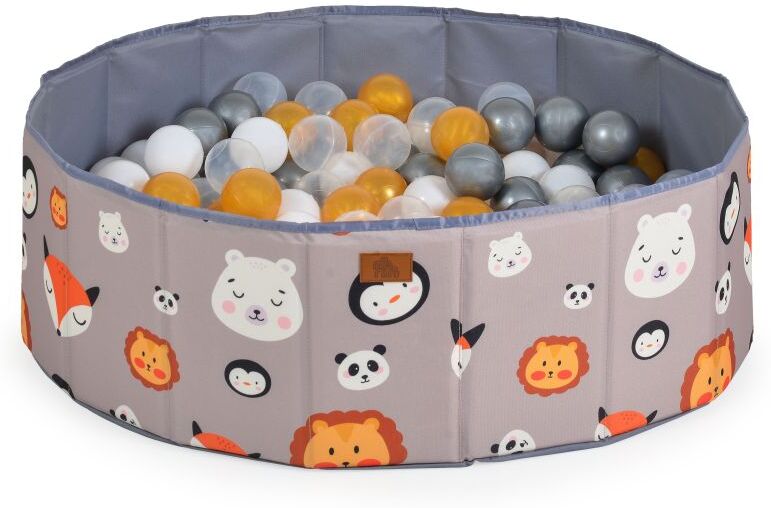 Moni Toys Piscina di Palline Pieghevole Melo con 90 Palline Colorate