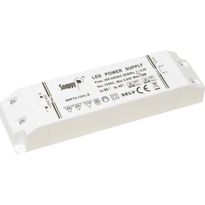 Dehner Elektronik Snappy SNP75-12VL-E LED-Trafo Konstantspannung 75 W 0 - 5.83 A 12 V/DC nicht dimmbar, Möbelzulassung 1 St.