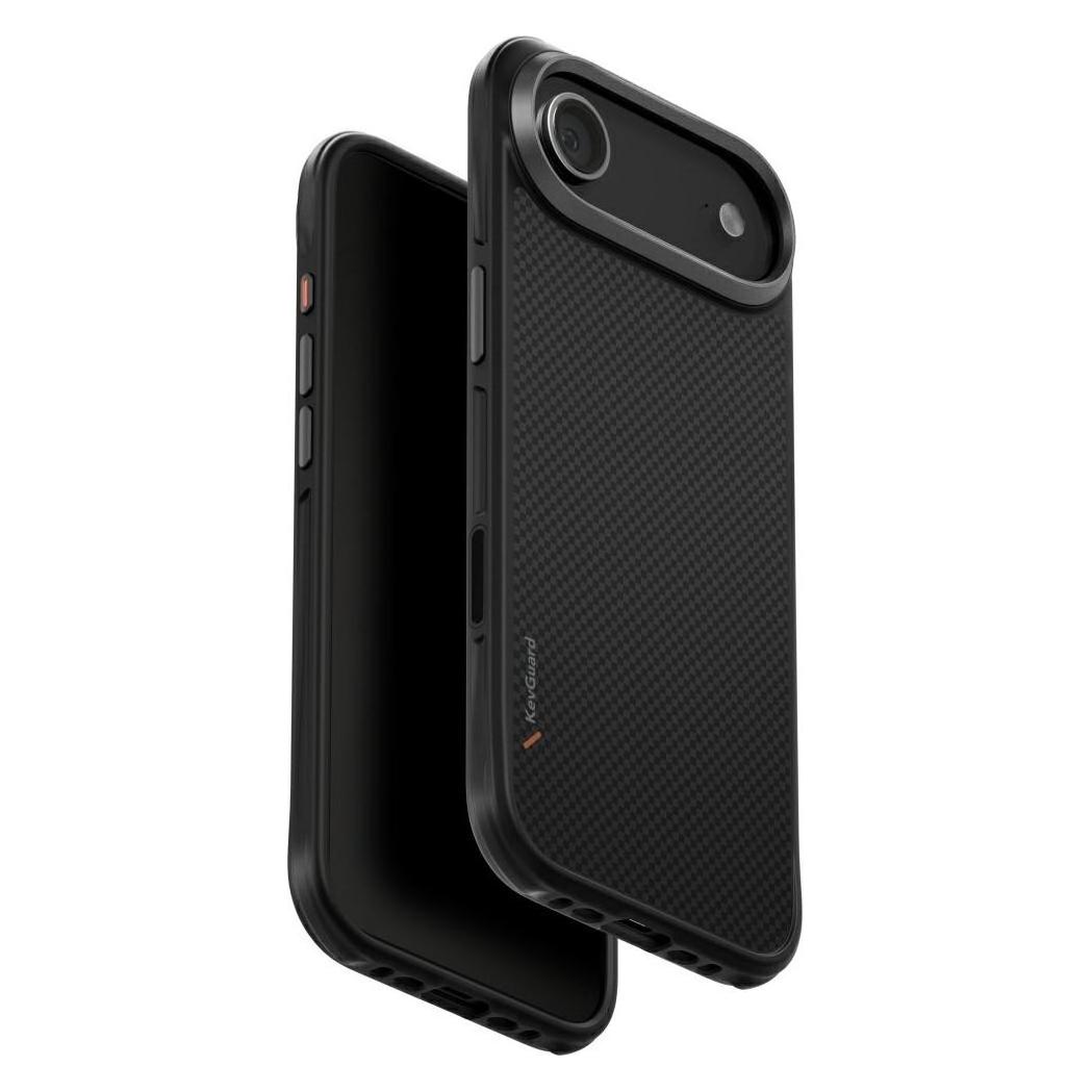 Uniq Keva Case for iPhone 17 Air Magclick Charging Black (Apple iPhone 17) (UNIQ-IP6.6(2025)-KEVAMCBLK)
