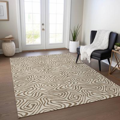 Addison Rugs Machine Washable Indoor/ Outdoor Modern Trance Chantille Rug