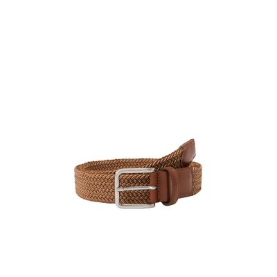 Flechtgürtel LLOYD MEN’S BELTS "Lloyd Belts Herrengürtel 0238", Jungen, Gr. 105, braun, Kunstfaser, Gürtel