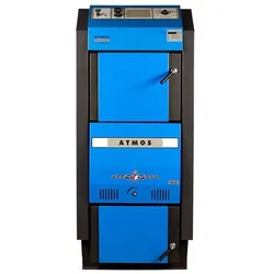ATMOS Holzvergaserkessel GSX50 Türanschlag links 49 kW Serie GSX Volllastkessel