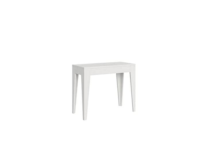iperbriko Uittrekbare console Isotta essenhout wit