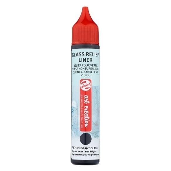 Talens Glass Relief Liner Elegant Black 7001 (28 ml) (ROY-426270010)