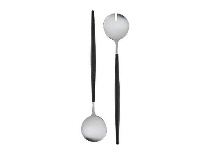 ASA GOA Salatbesteck, Edelstahl, silber/schwarz, 29x3x3 cm